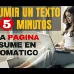 Cómo resumir un texto eficientemente