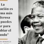 Frases de Nelson Mandela para Educar en la Paz y No Violencia