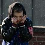 Niños con miedo a las tormentas