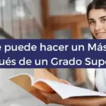 Completar la educación universitaria con un máster