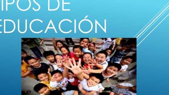 ¿Cuáles son los tipos de educación?
