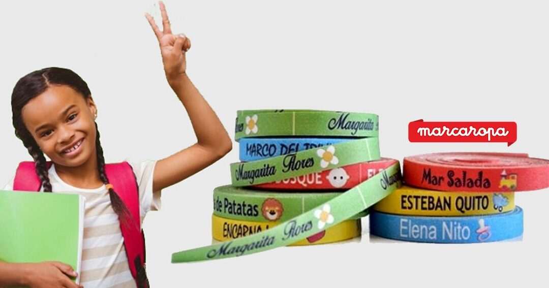 Etiquetas personalizadas: cómo marcar el material escolar