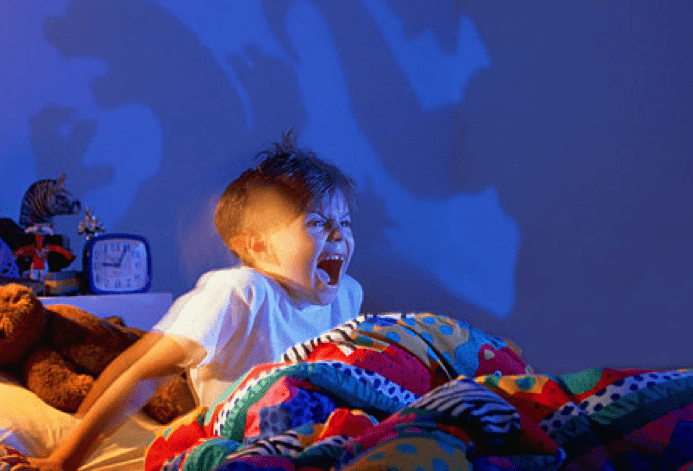 Terrores nocturnos en niños