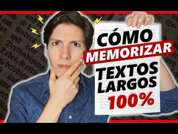 Trucos para memorizar textos
